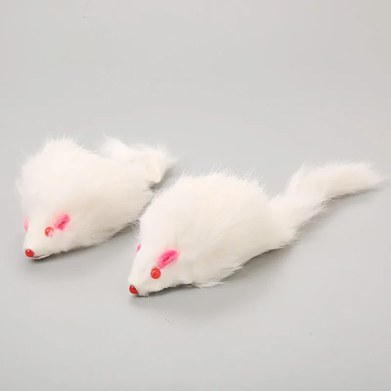 Plush Faux Mouse Cat Toy