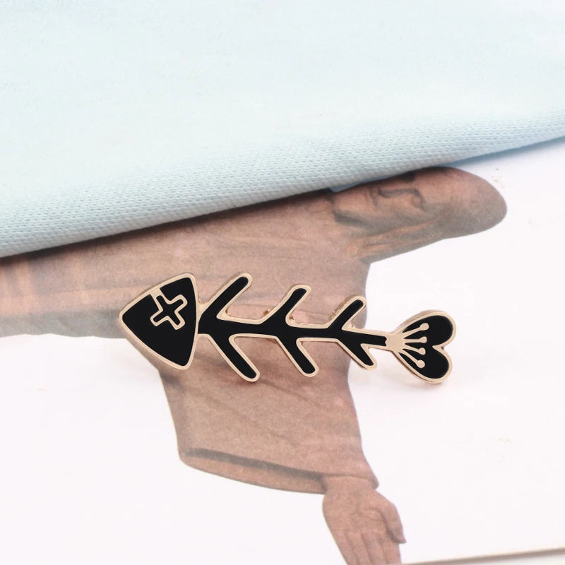 Cute Cartoon Cat Lapel Pin