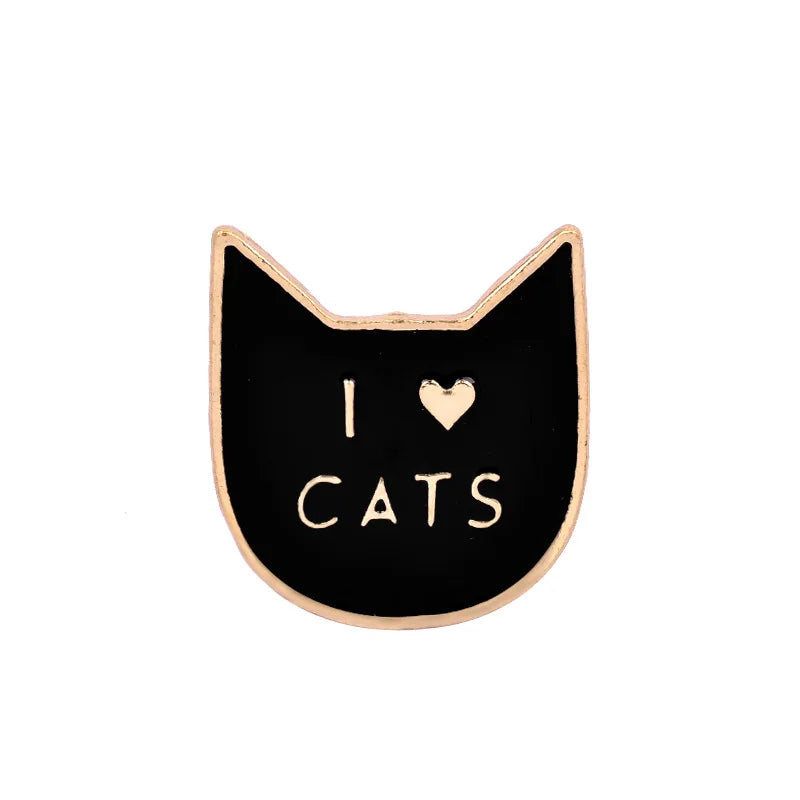 Cute Cartoon Cat Lapel Pin