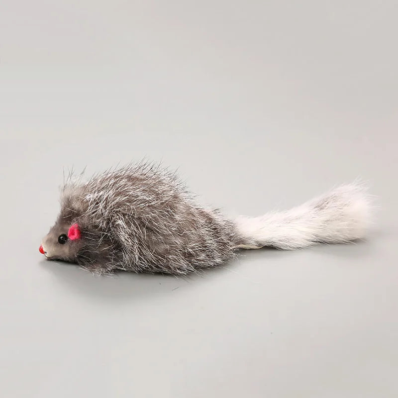 Plush Faux Mouse Cat Toy