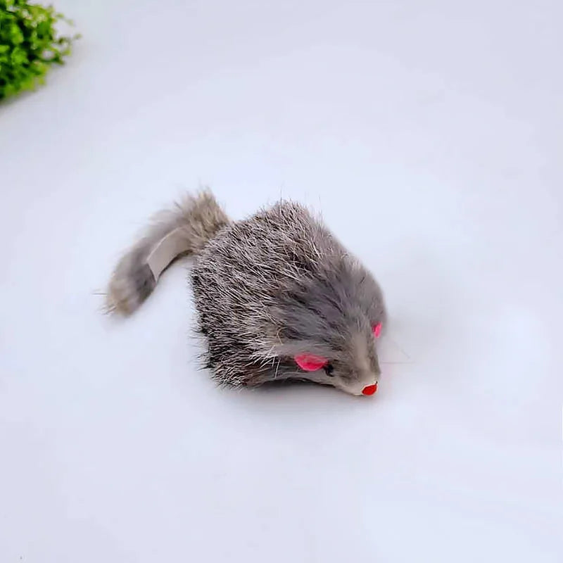 Plush Faux Mouse Cat Toy