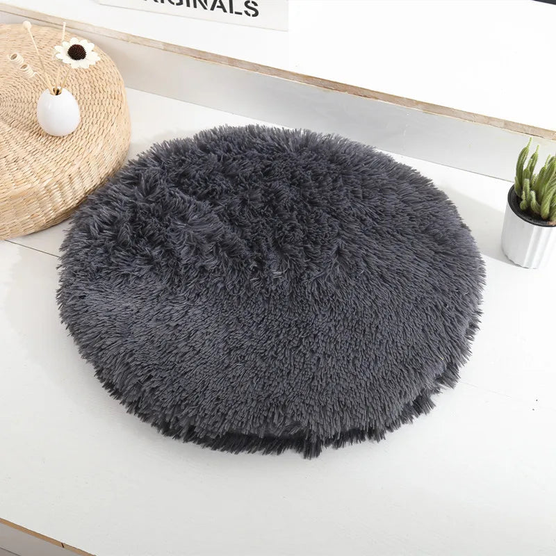 Plush Round Pet Bed Mat