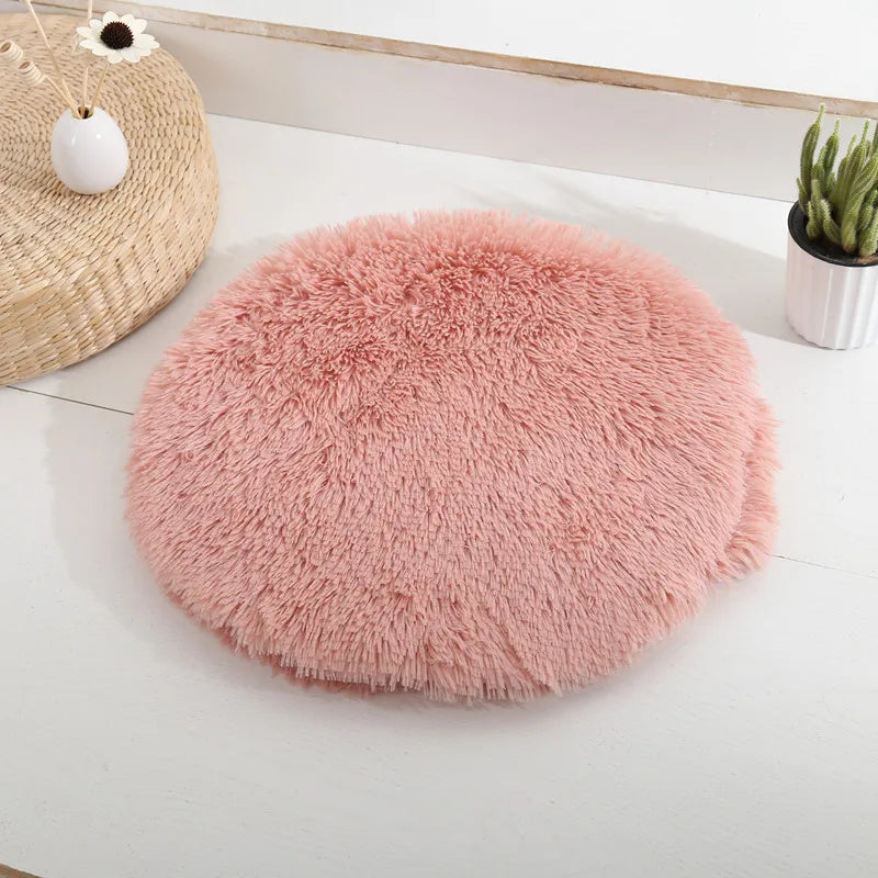 Plush Round Pet Bed Mat