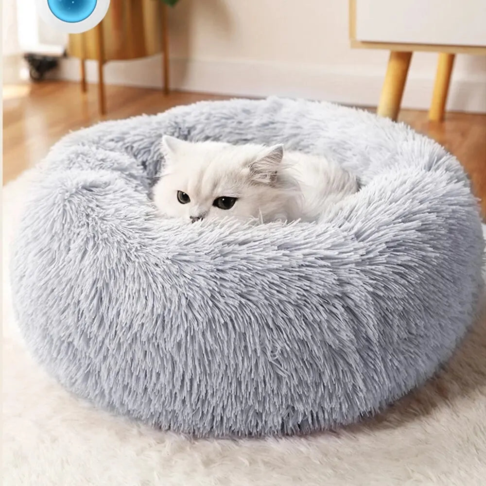 Cozy Plush Cat & Dog Bed