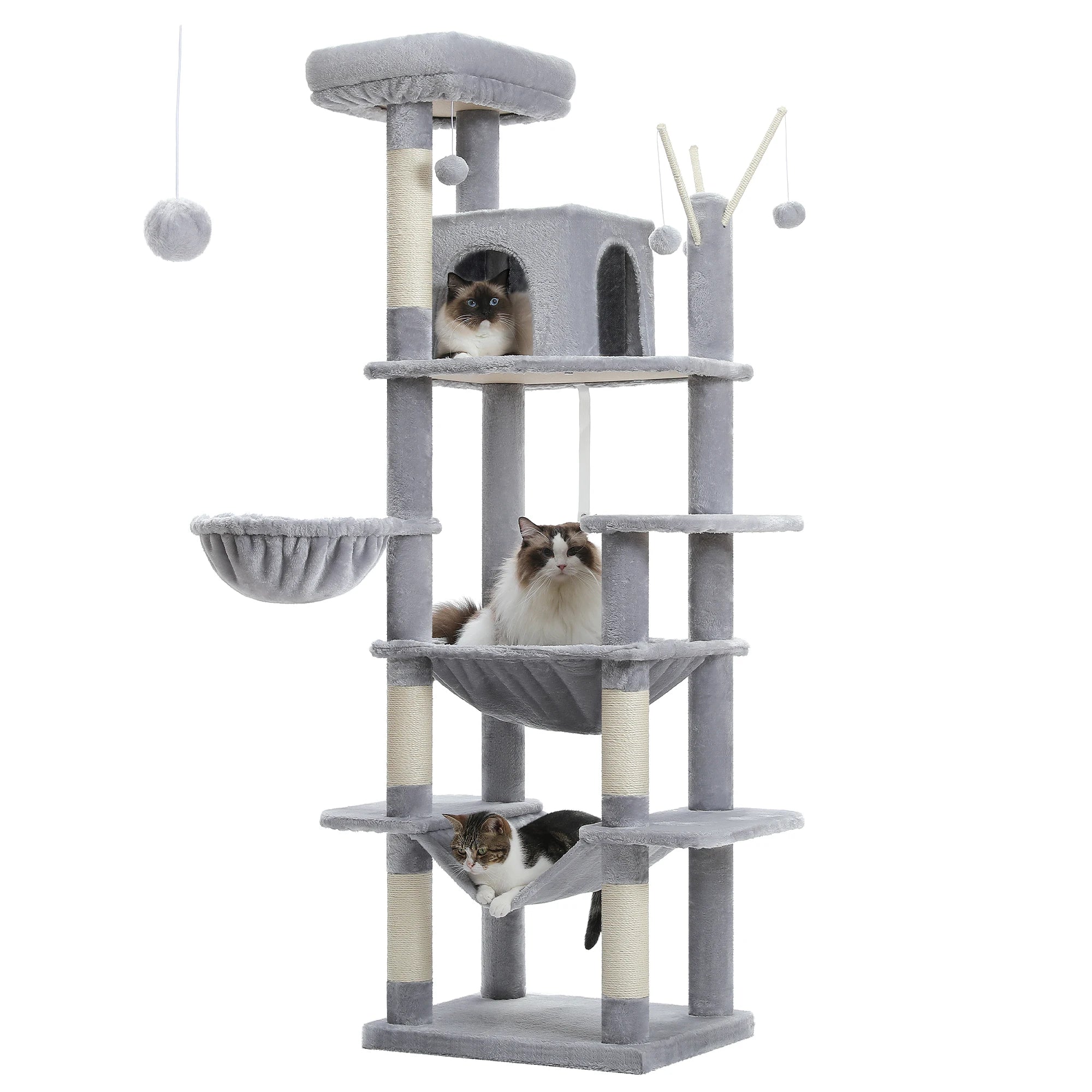 Large Cat Tree with Big Hammock