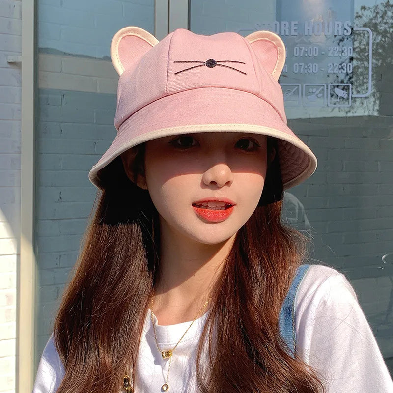 Kawaii Cat Ears Bucket Hat