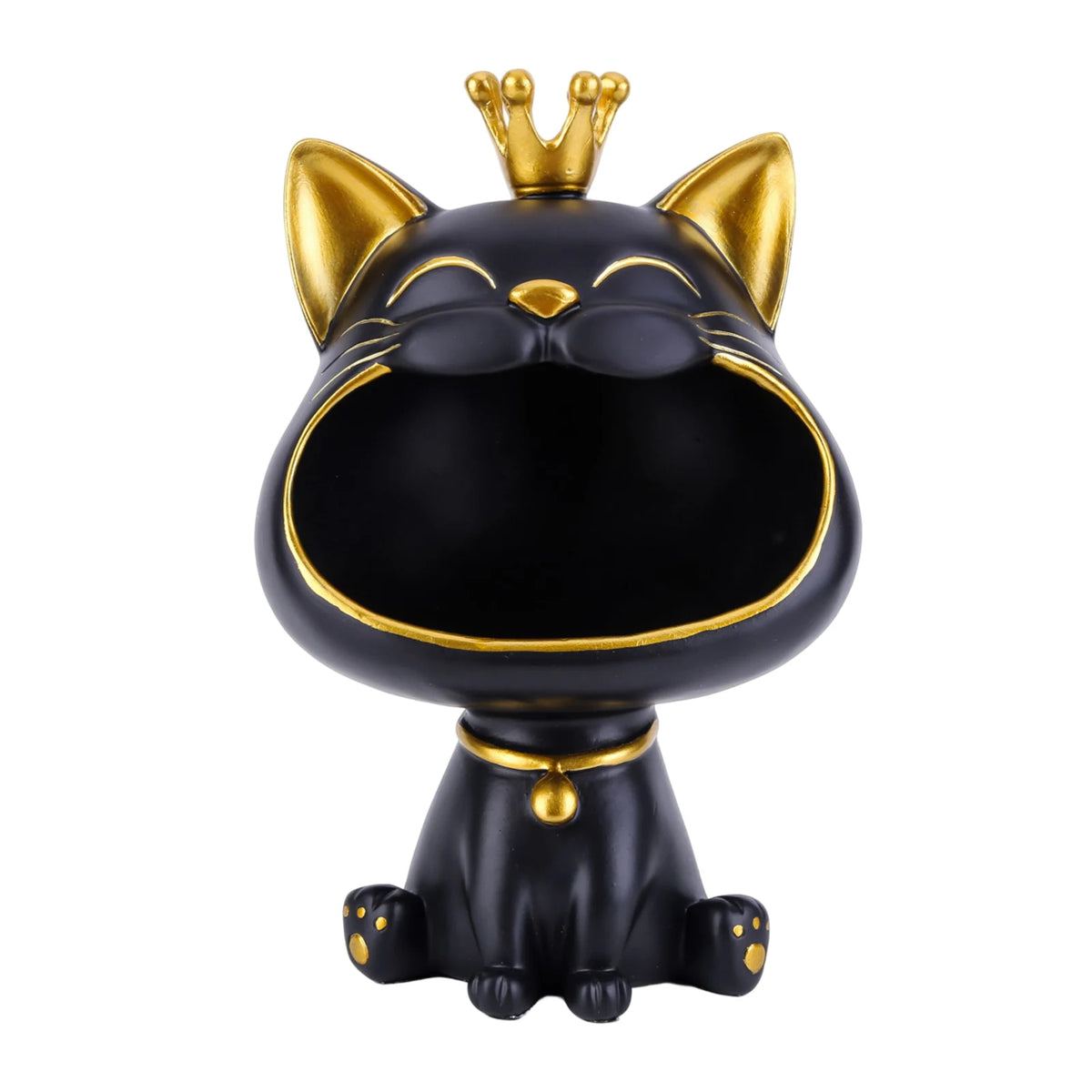 Lucky Cat Key Box Statue