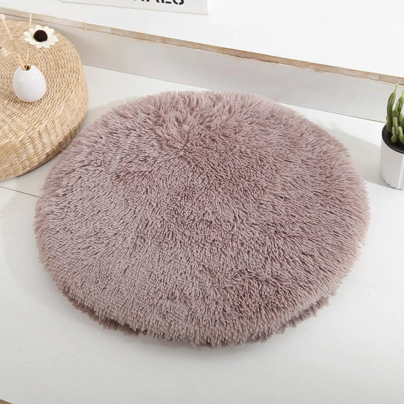 Plush Round Pet Bed Mat