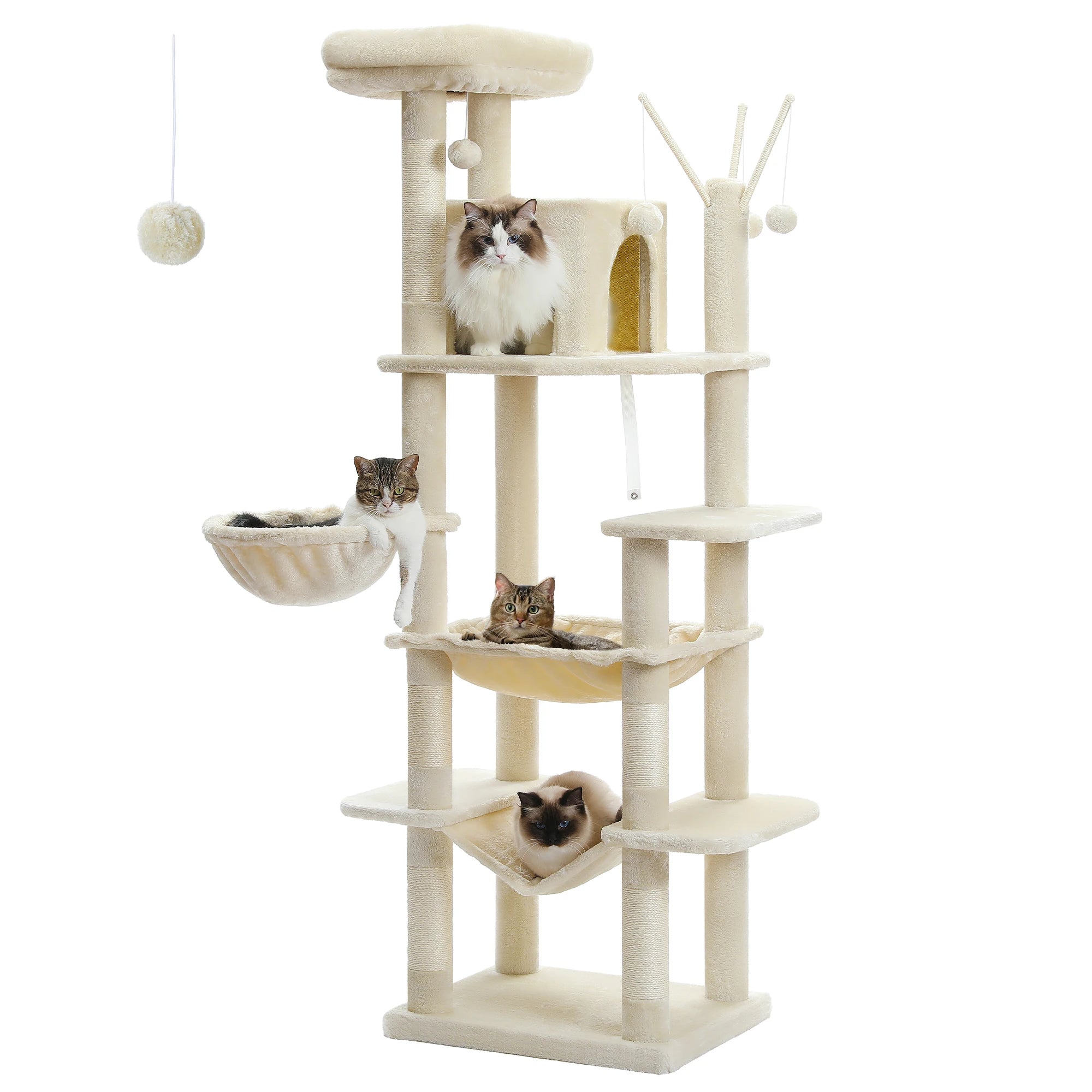 Large Cat Tree with Big Hammock