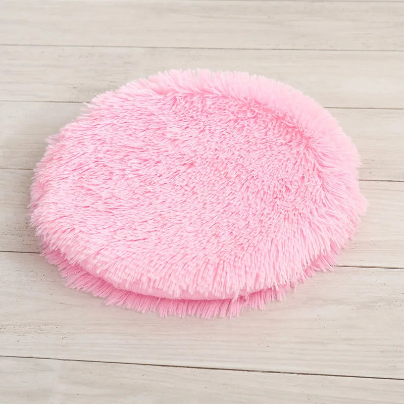 Plush Round Pet Bed Mat
