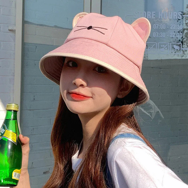 Kawaii Cat Ears Bucket Hat