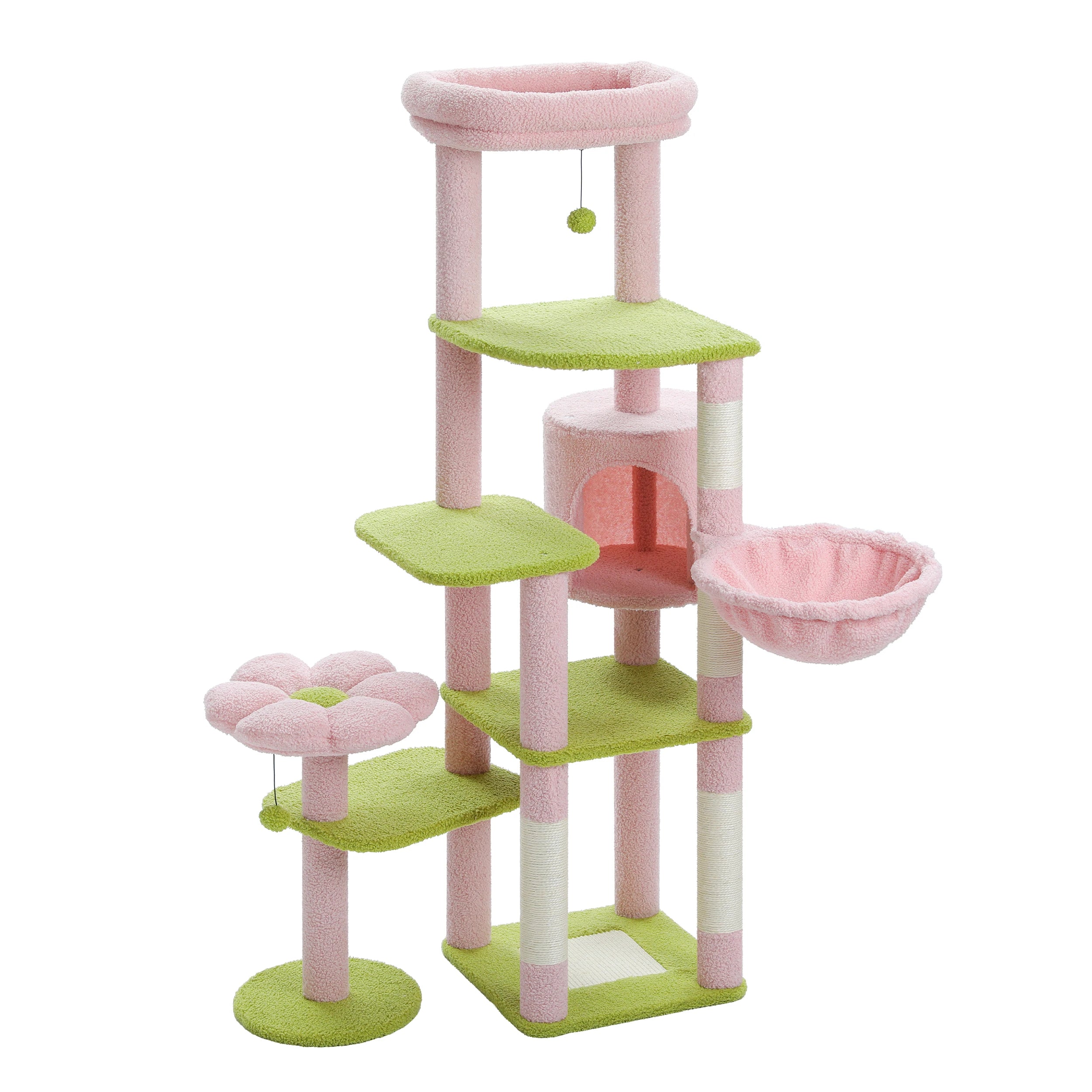 Large Cat Tree with Big Hammock