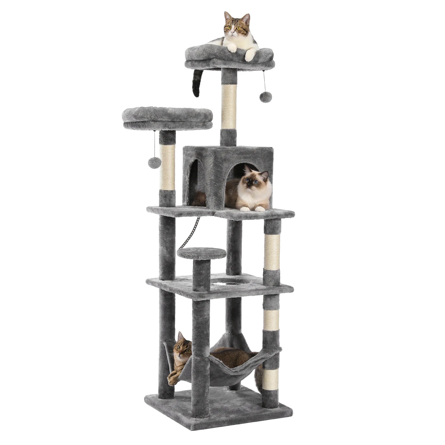 Large Cat Tree with Big Hammock