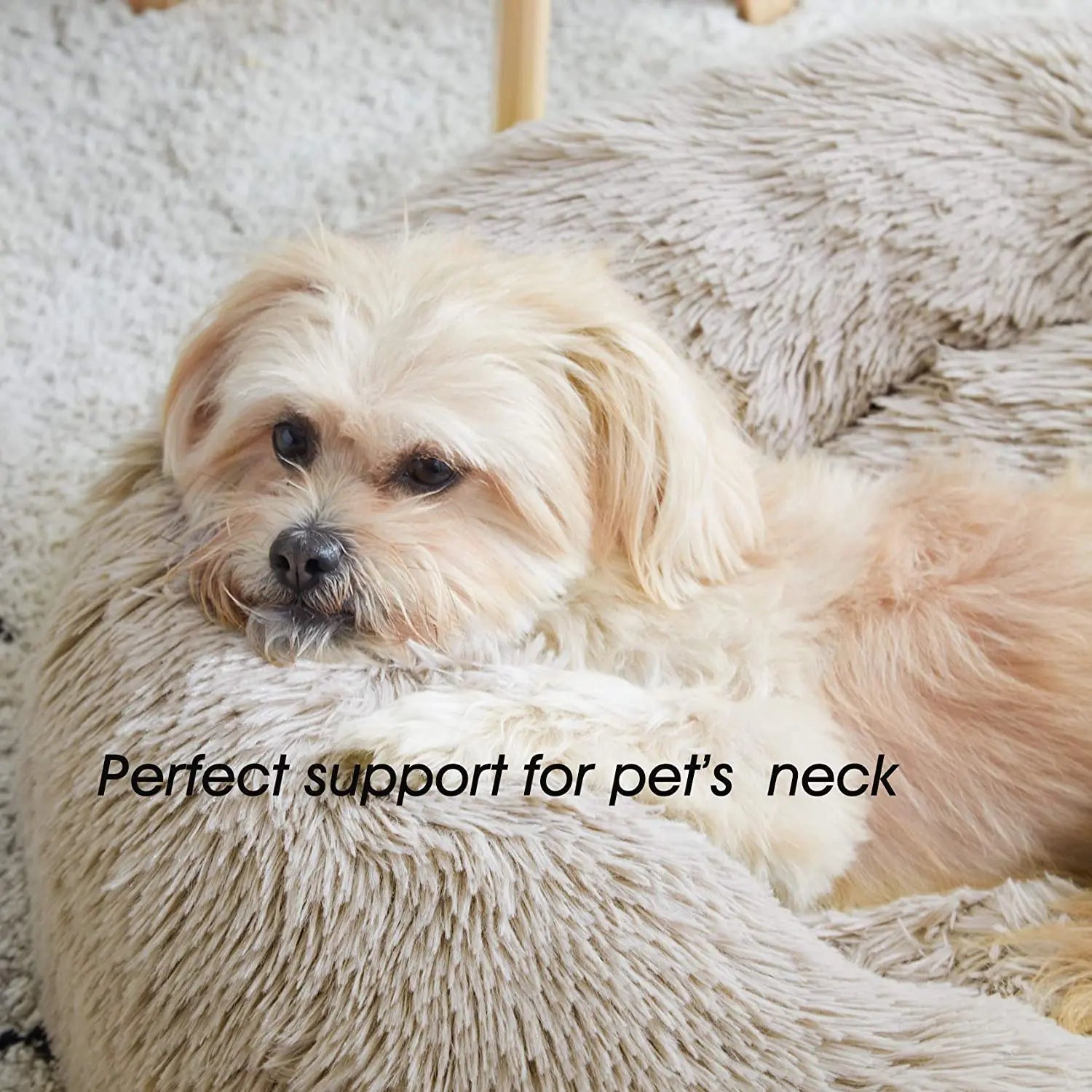 Cozy Plush Cat & Dog Bed