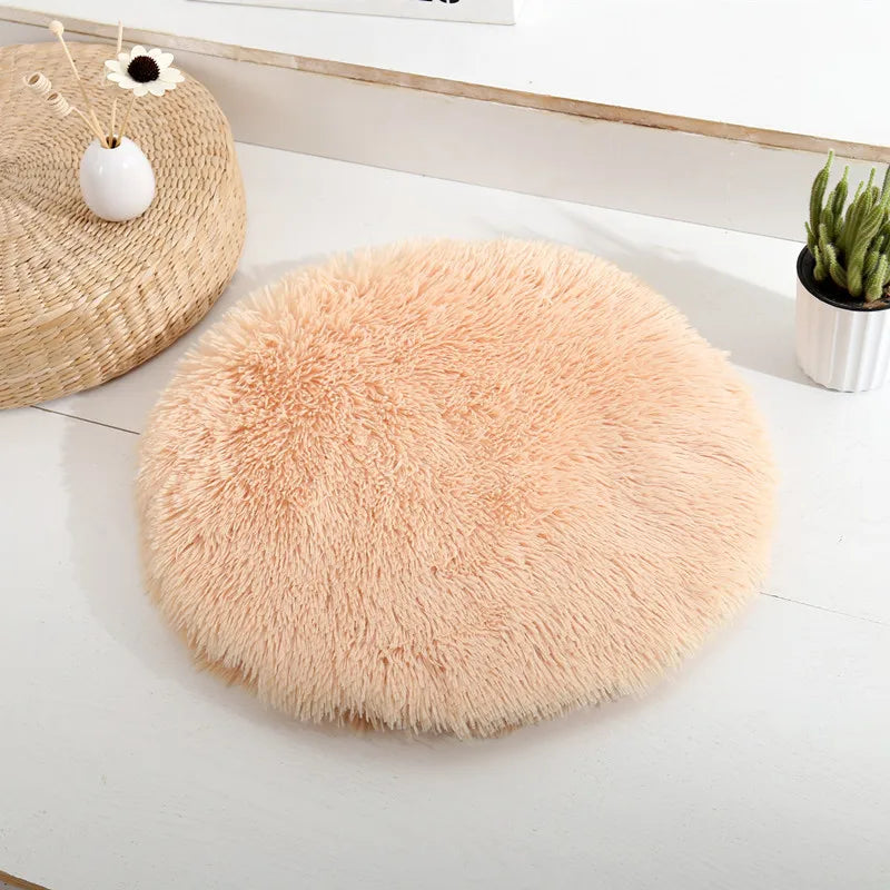 Plush Round Pet Bed Mat