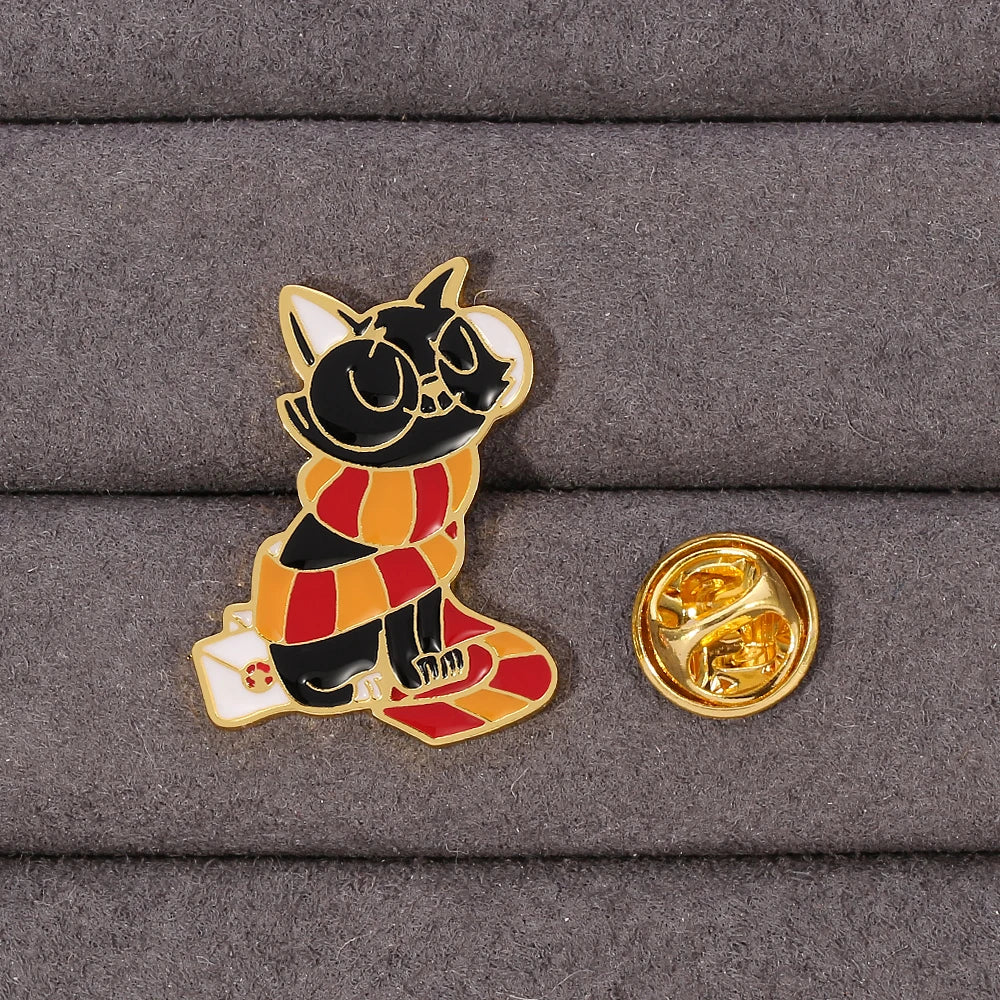 Gryffindor Magic Cat Enamel Pin