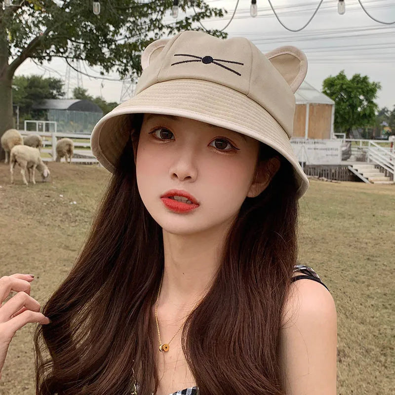 Kawaii Cat Ears Bucket Hat