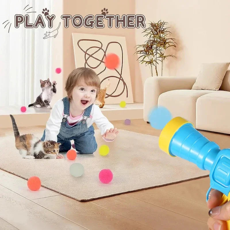 Interactive Cat Shooting Toy