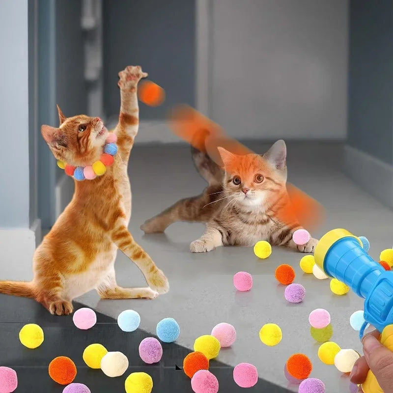 Interactive Cat Shooting Toy