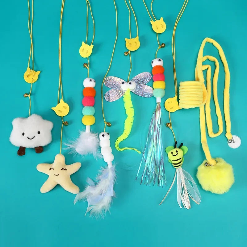 Hanging Retractable Cat Toy
