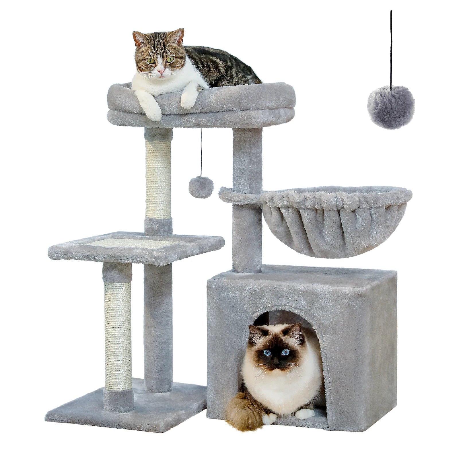 Indoor Cat Tree with Hammock