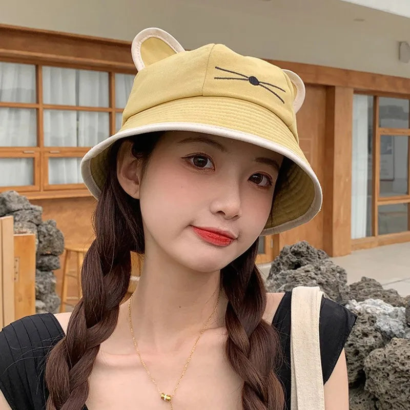 Kawaii Cat Ears Bucket Hat
