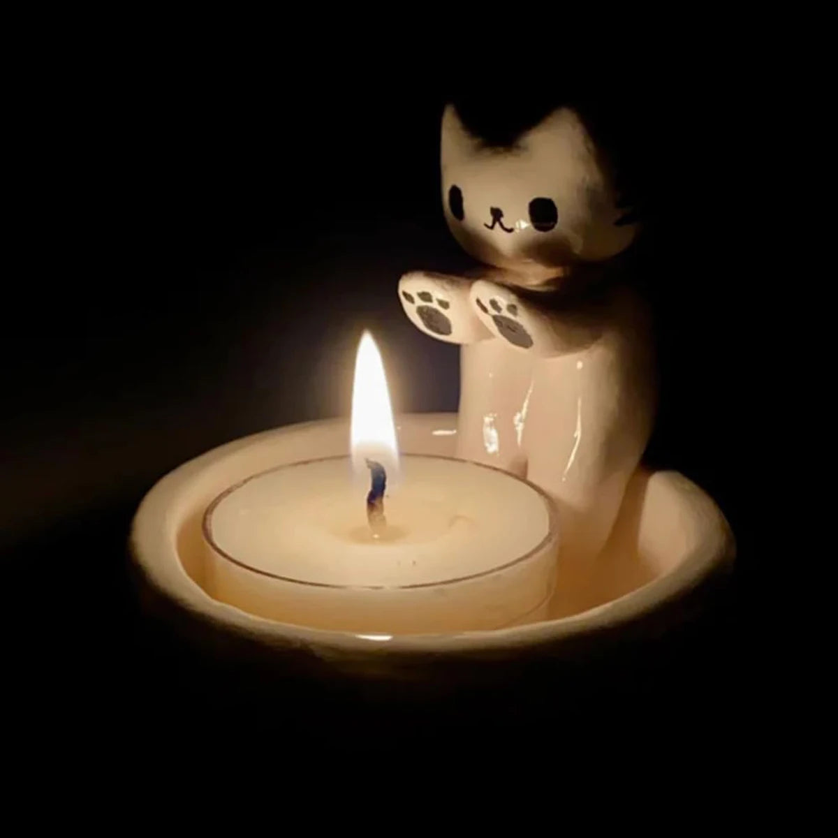 Mini Cat Aromatherapy Candlestick