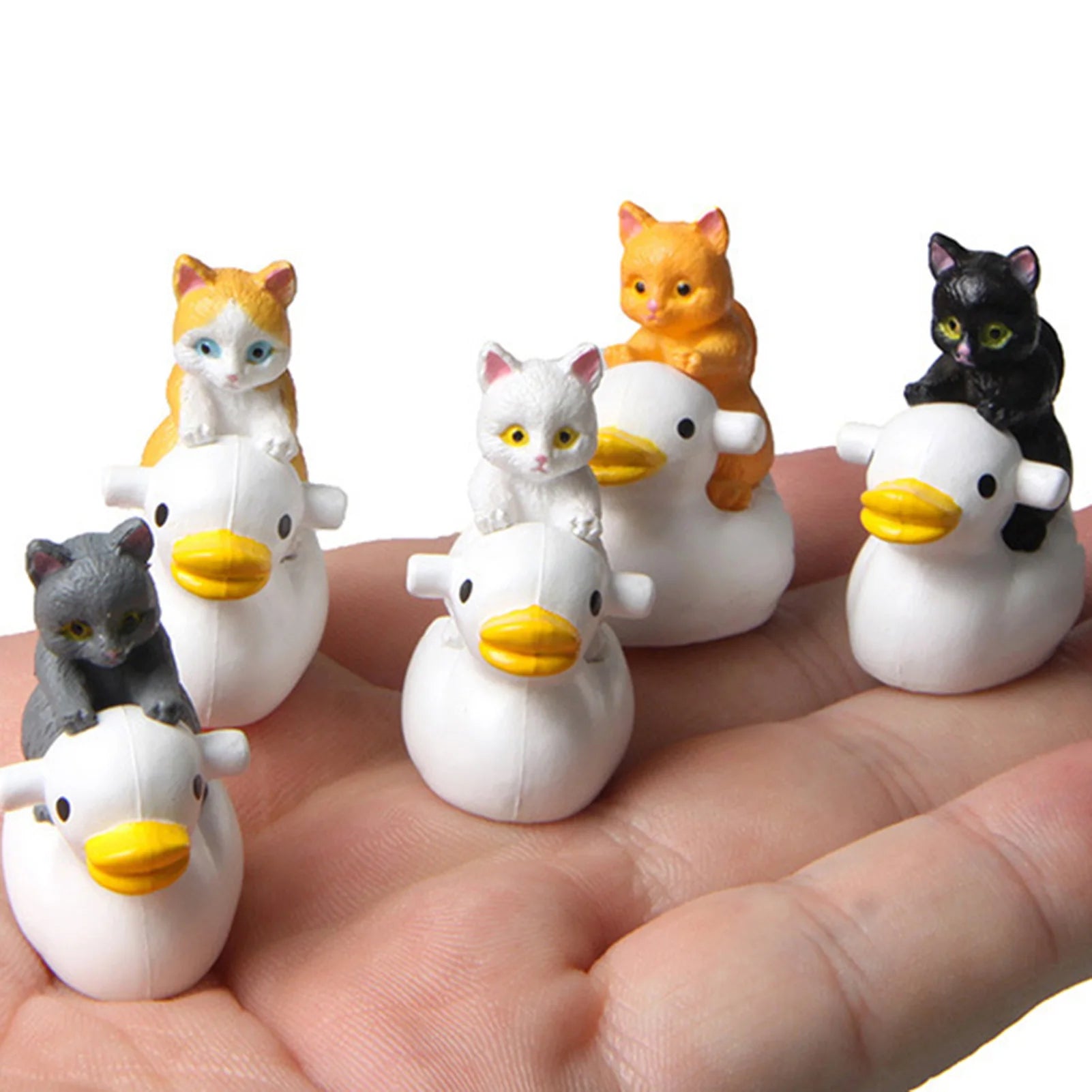 Funny Sitting Cat Figurine