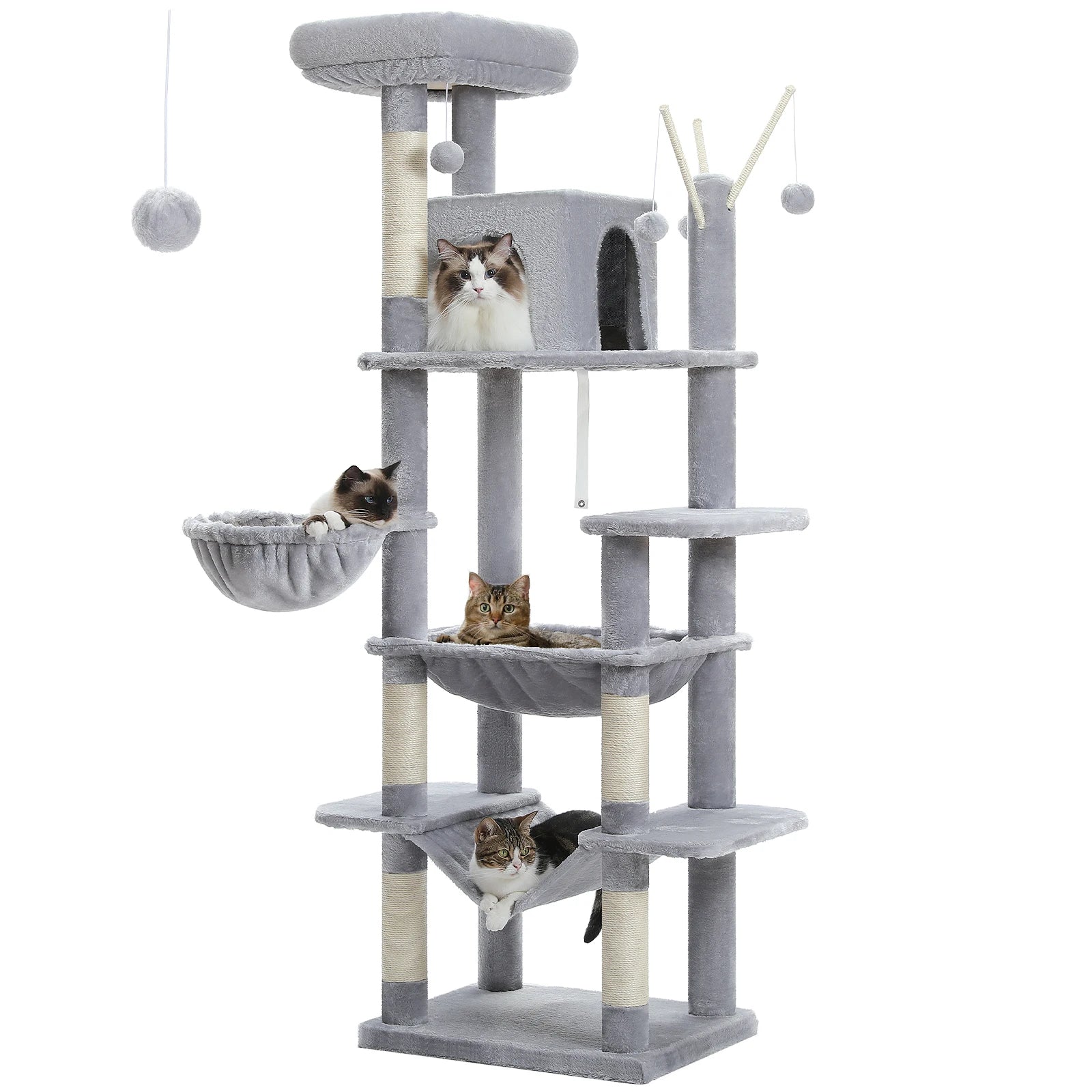 Large Cat Tree with Big Hammock
