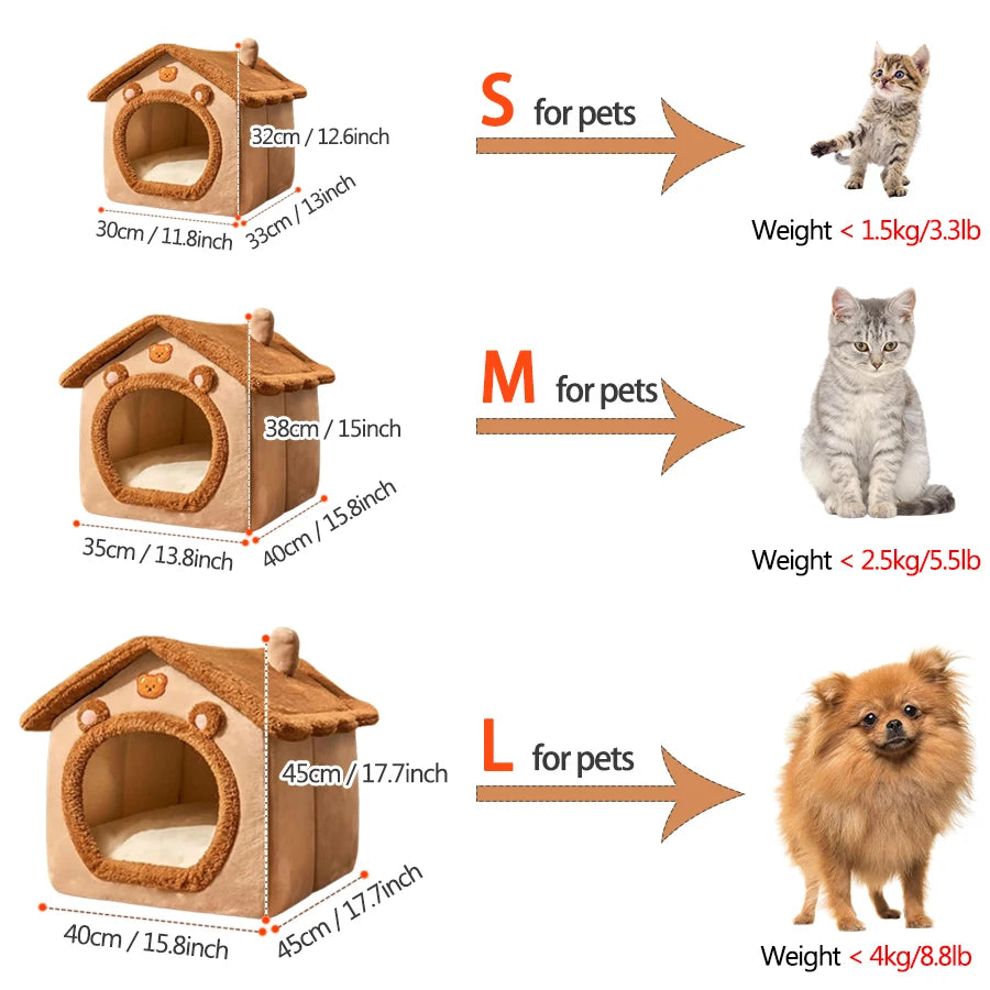 Foldable Removable Pet House