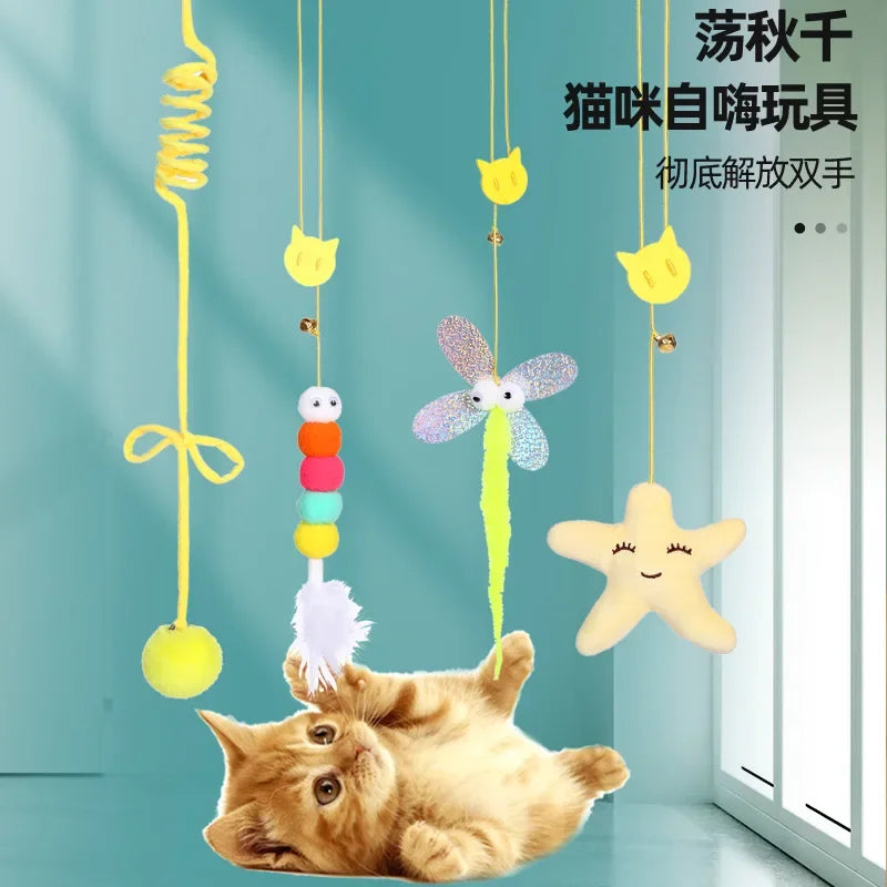 Hanging Retractable Cat Toy