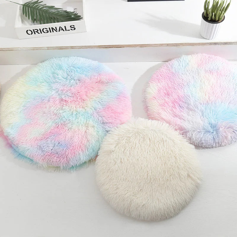 Plush Round Pet Bed Mat