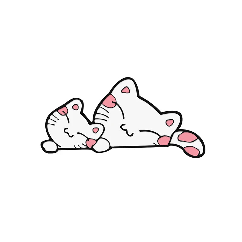Cute Cartoon Cat Lapel Pin