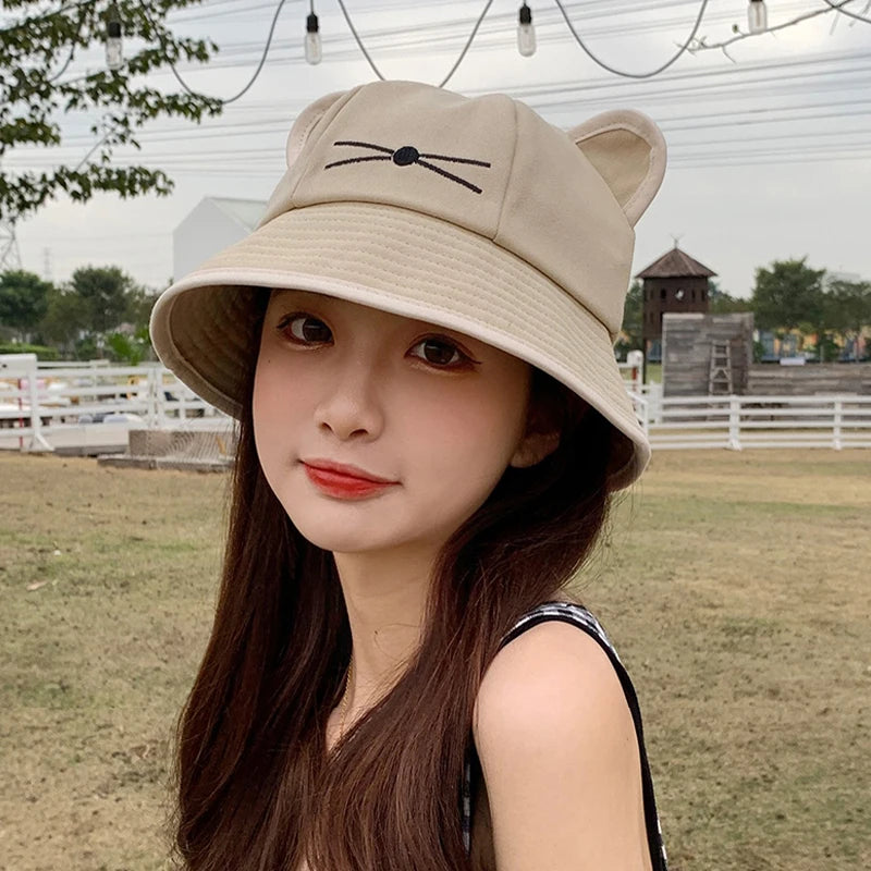 Kawaii Cat Ears Bucket Hat