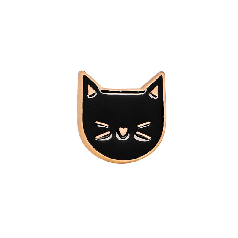 Cute Cartoon Cat Lapel Pin