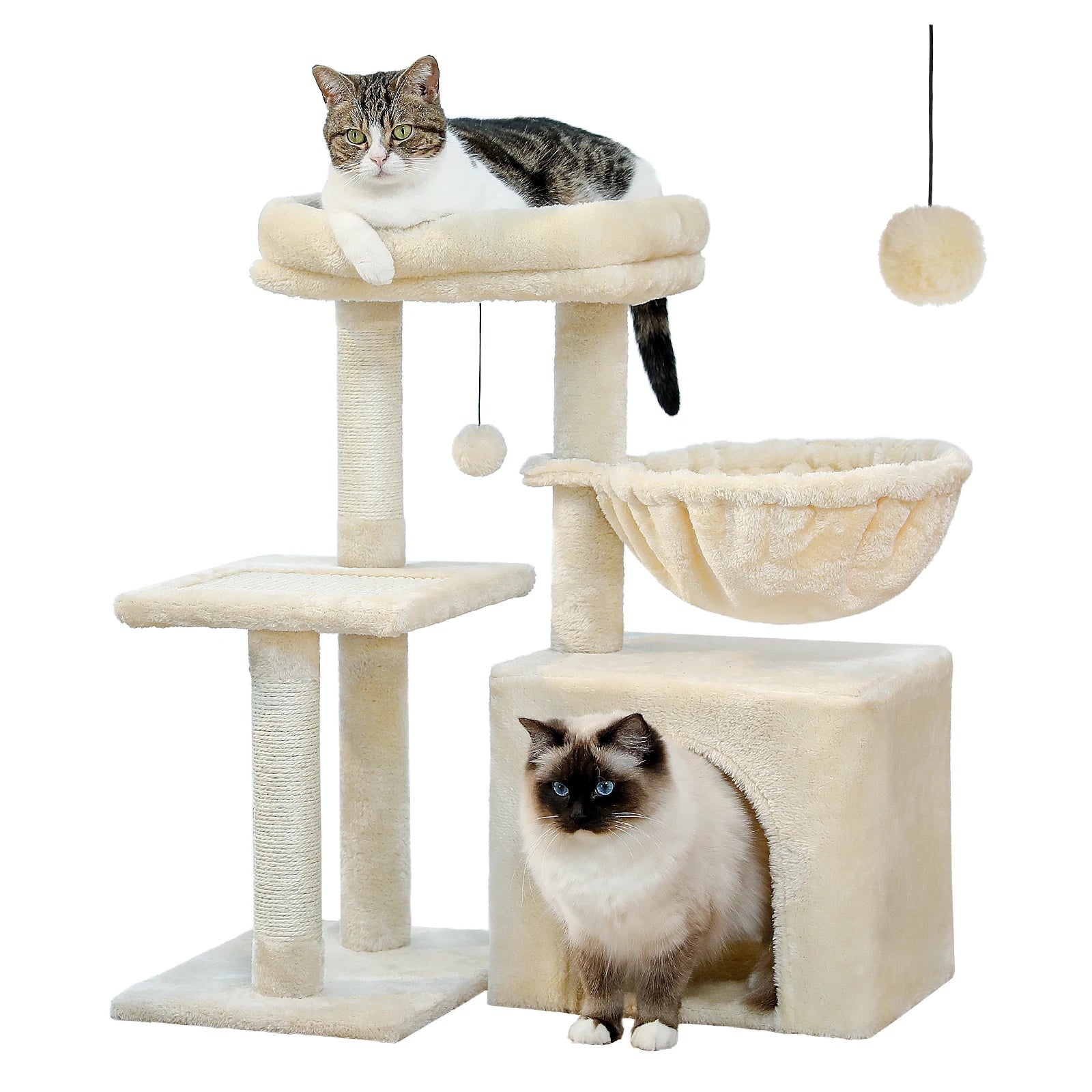 Indoor Cat Tree with Hammock
