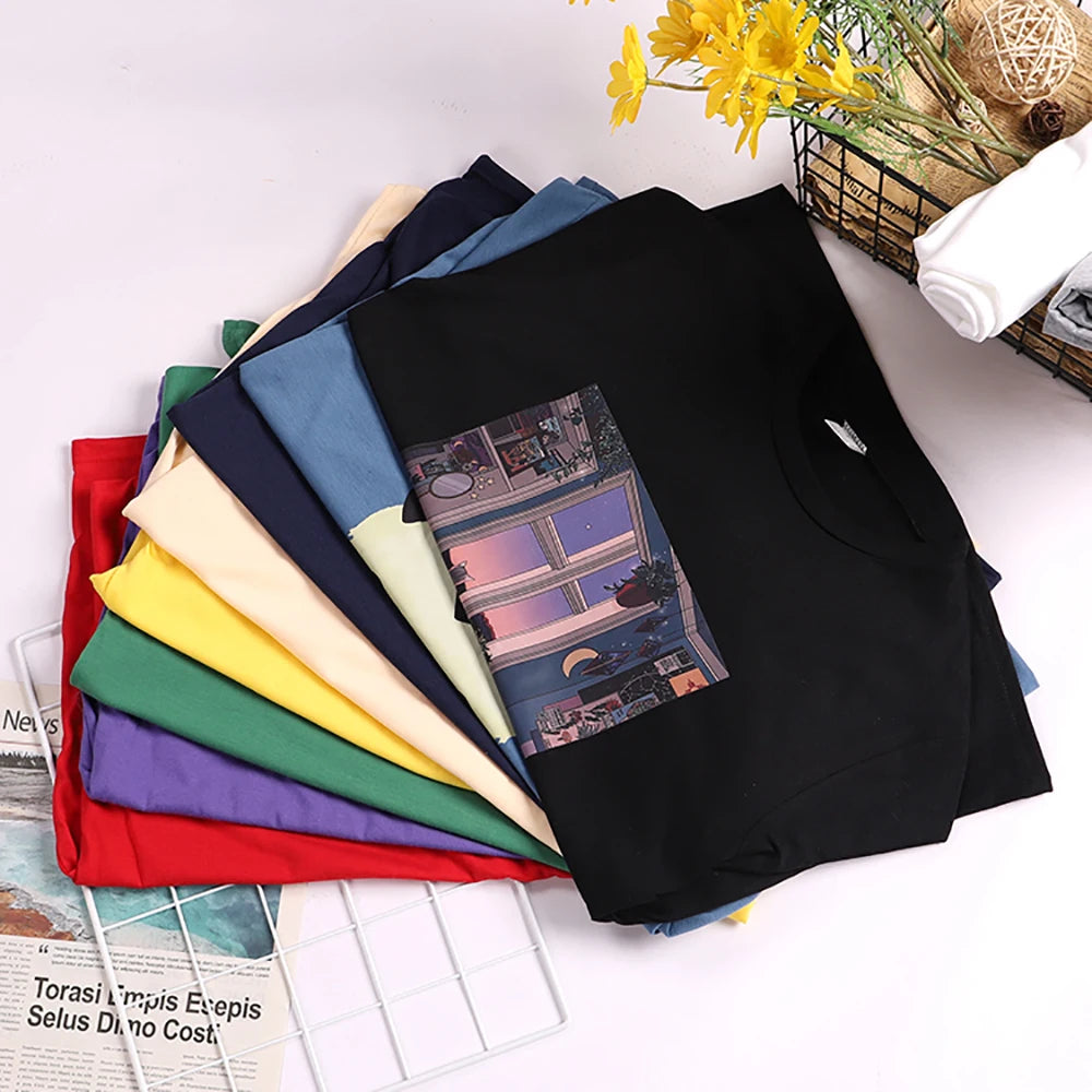 Cats & Coffee Graphic T-Shirt