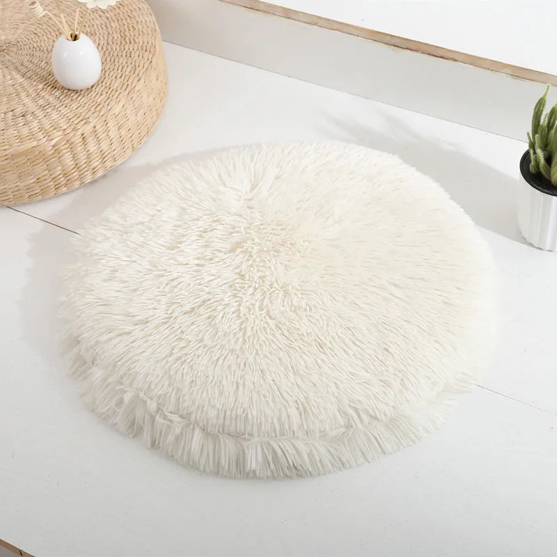 Plush Round Pet Bed Mat