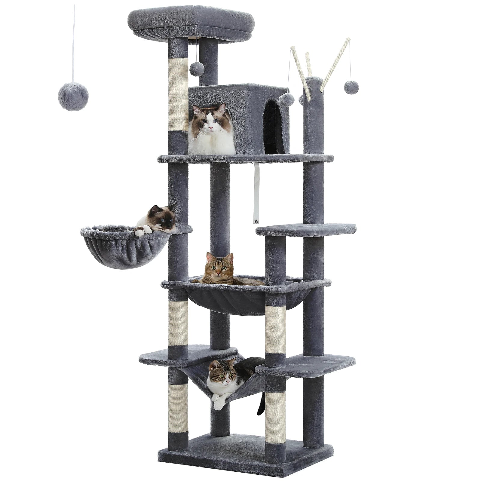 Large Cat Tree with Big Hammock