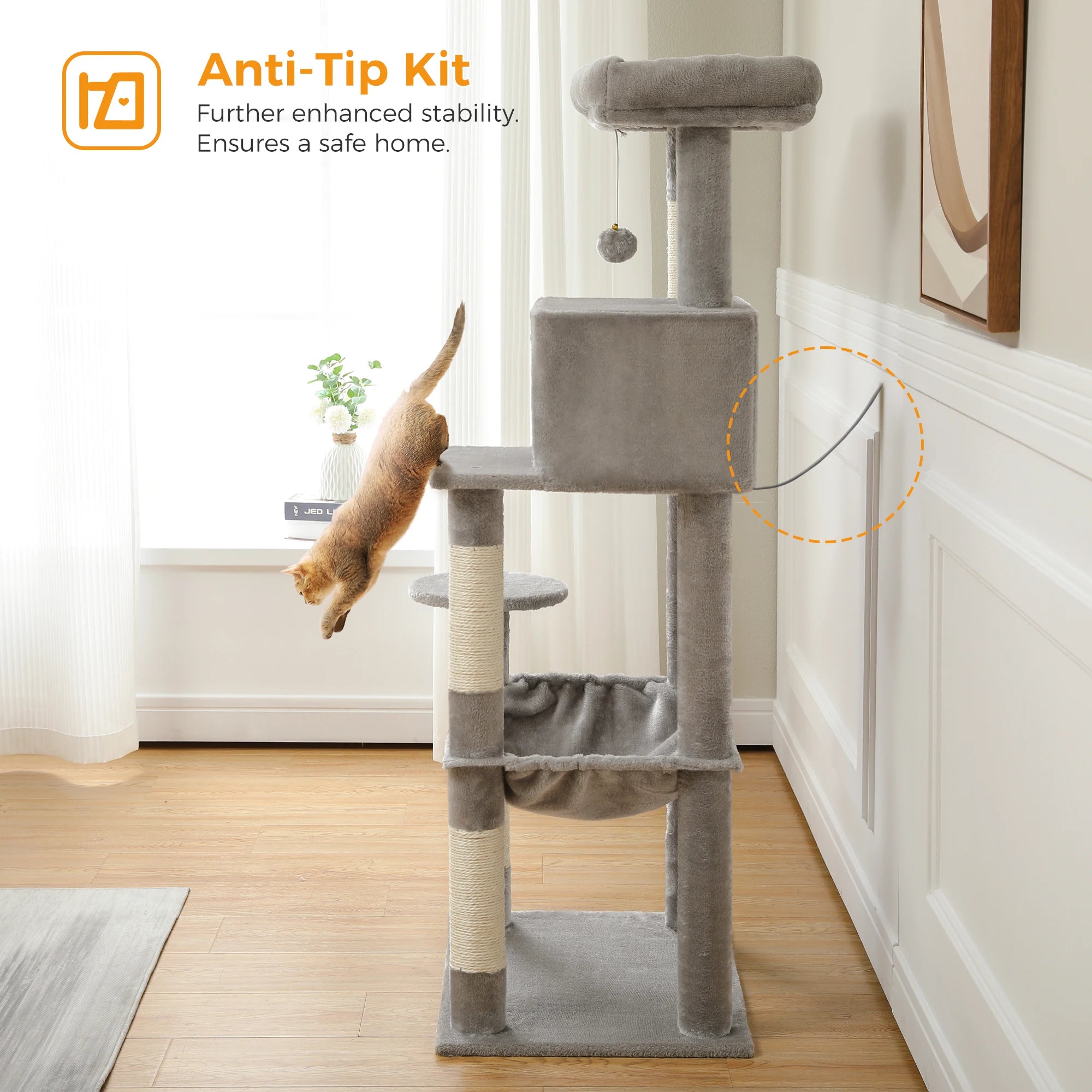 5-Level Cat Tree with Hammock