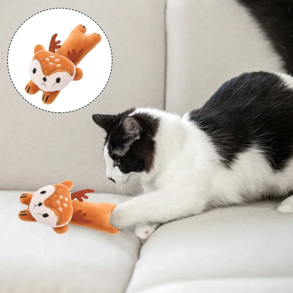 Cute Animal Catnip Chew Toys