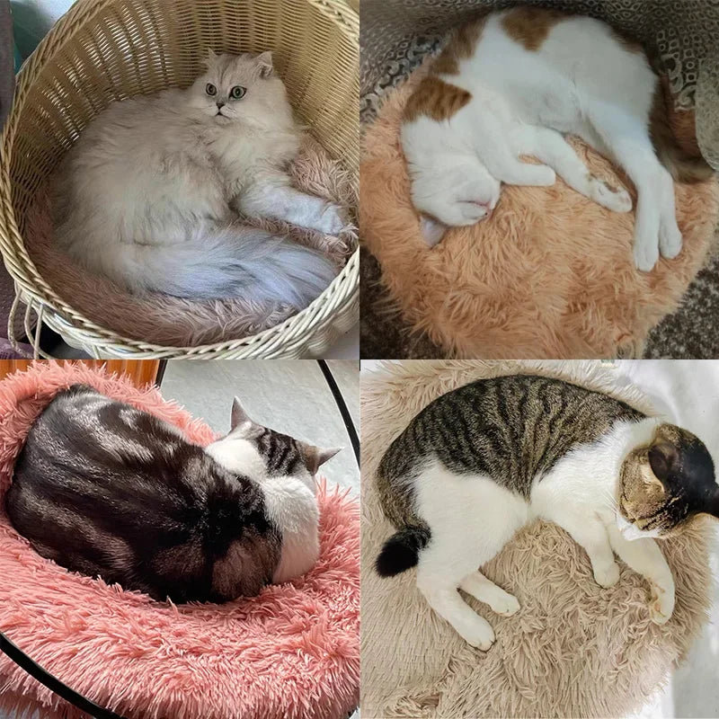 Plush Round Pet Bed Mat