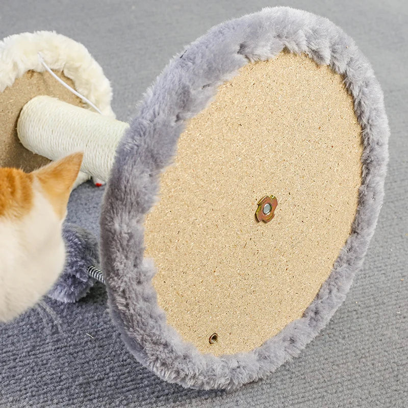 Cat Tower with Toys & Scratching Post