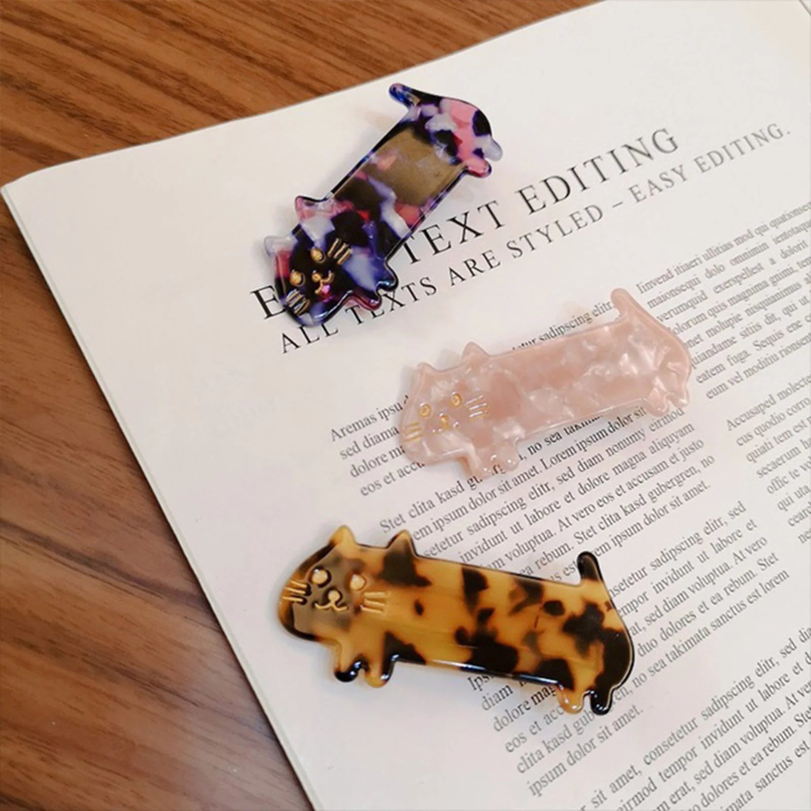 Cute Cartoon Cat Hair Clips