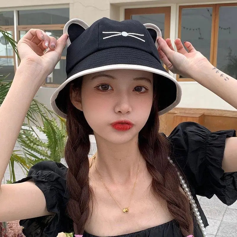 Kawaii Cat Ears Bucket Hat